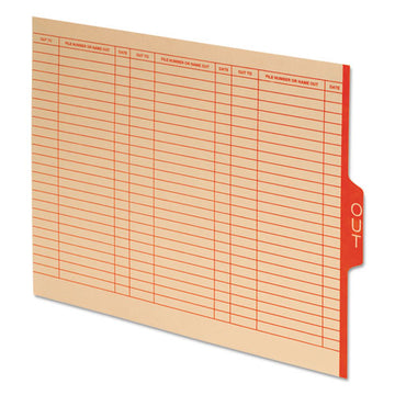 Pendaflex® Out Guides With Center Tab, 1-3-cut End Tab, Out, 8.5 X 11, Manila, 100-box freeshipping - TVN Wholesale
